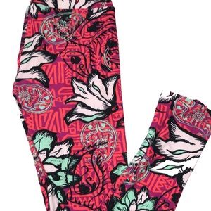Lularoe Leggings Hawaiian Pattern OS Leggings